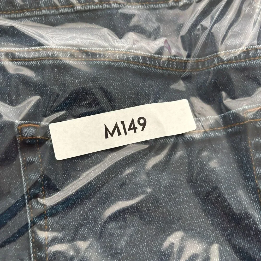 Hollister Women Jeans Curvy Ultra High Rise Dad Distressed Dark Wash Sz 19 M149 - Picture 13 of 13